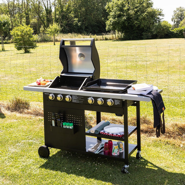 Barbecue gaz HAPPY GARDEN Barbecue duo au gaz VESUVIO - 3 brûleurs