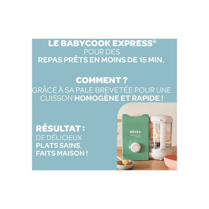 Mixeur Cuiseur Bébé BEABA Babycook Express - baltique