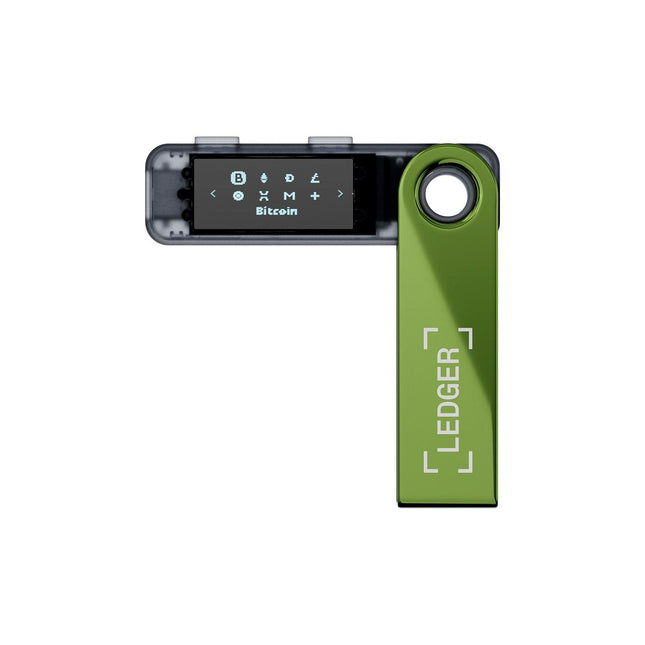 Crypto wallet LEDGER Nano S Plus - vert oxydation