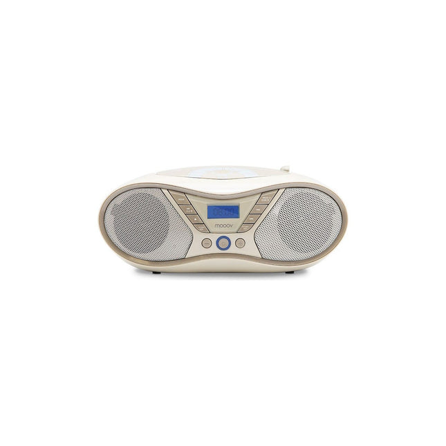 Radio CD MOOOV Lecteur CD Soft Grey avec radio FM et po