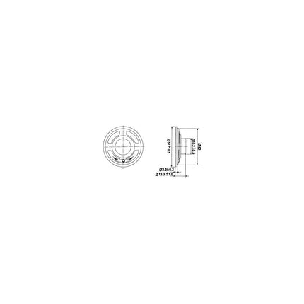 Haut-parleur VELLEMAN Haut-parleur miniature 1W / 8 ohm - 57mm