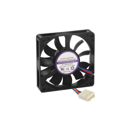 Ventilateur PC SPIRE 70x70x15 lubrifie a vie 4 fils pwm