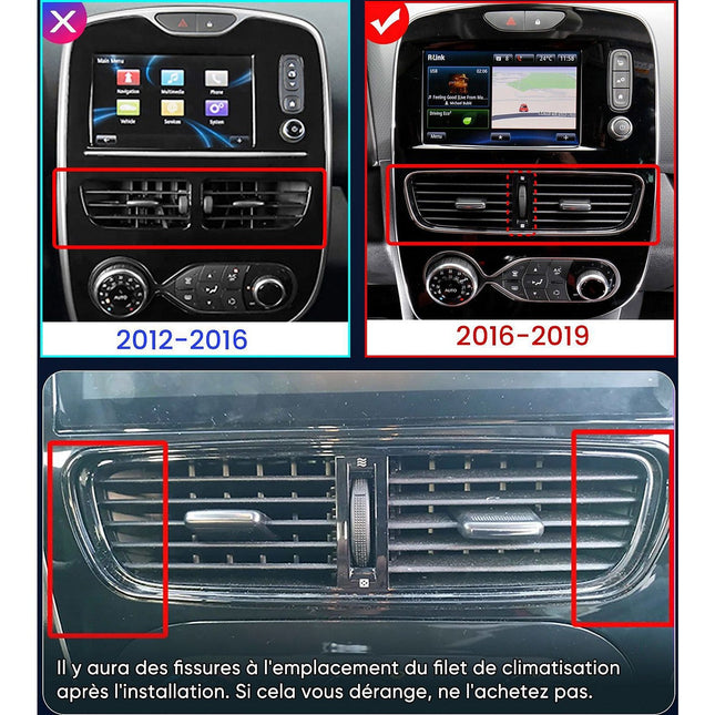 Autoradio connecté JUNSUN pour Renault Clio 4 2017-2019 Carplay