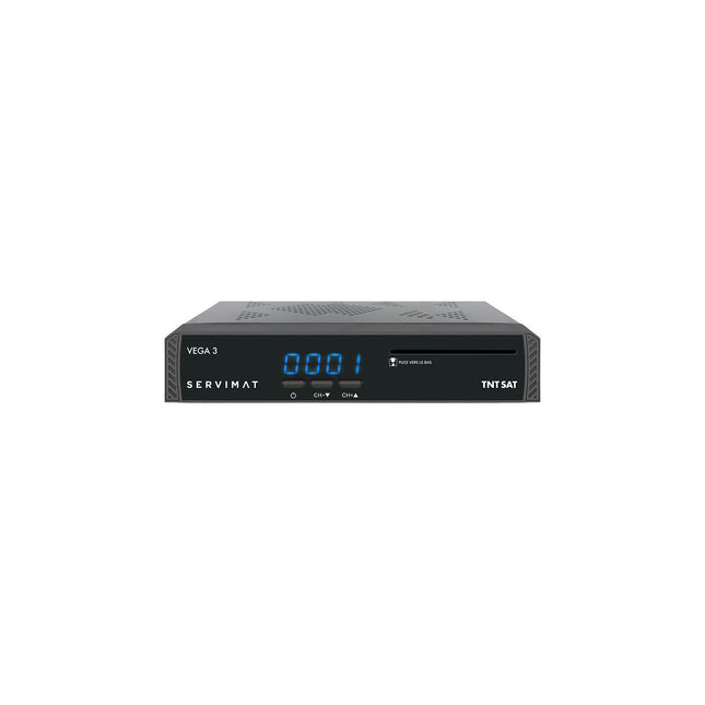 Décodeur satellite SERVIMAT Vega 3 Récepteur Tv Satellite Full Hd +