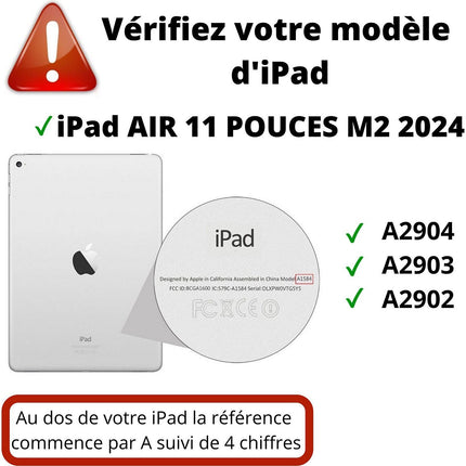 Coque PHONILLICO iPad Air 11 pouces M2 2024