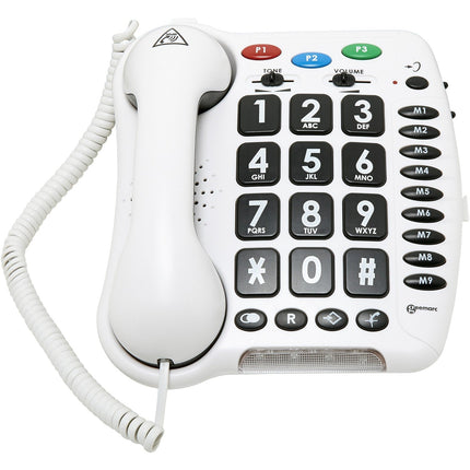 Téléphone filaire GEEMARC CL100 Blanc