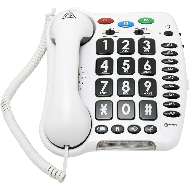 Téléphone filaire GEEMARC CL100 Blanc