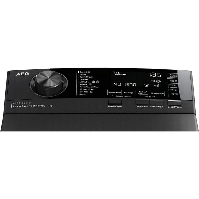 Lave linge top AEG LTR8C7313DS