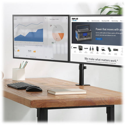 Support ordinateur portable EATON 2 écrans bras flexibles et indépendants
