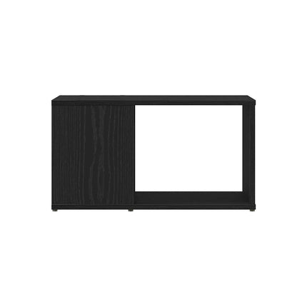 Meuble TV HELLOSHOP26 Meuble TV chêne noir design simple range