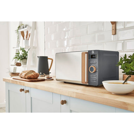 Micro ondes combiné SWAN SM22036GRYNEU Nordic Micro-ondes 20L
