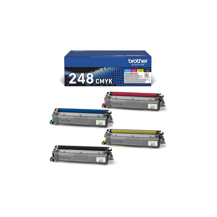 Toner BROTHER PACK 4 COUL TN248 C/M/Y/BK
