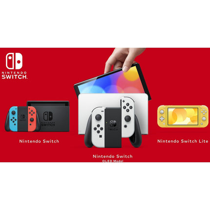 Console NINTENDO Switch Modèle OLED Bleu / Rouge Néon