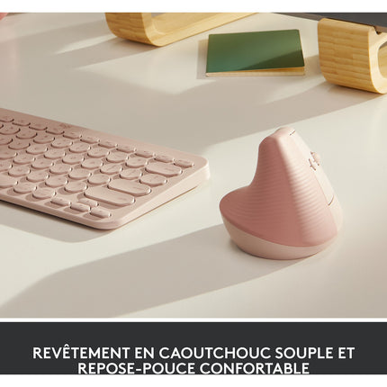 Souris sans fil LOGITECH Lift Ergonomique Silencieuse Graphite