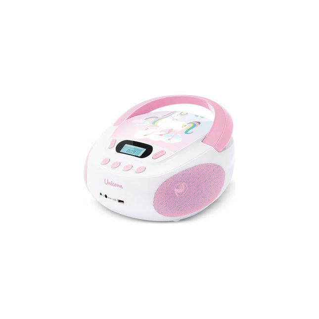 Lecteur CD MOOOV Lecteur CD MP3 Unicorn enfant avec port
