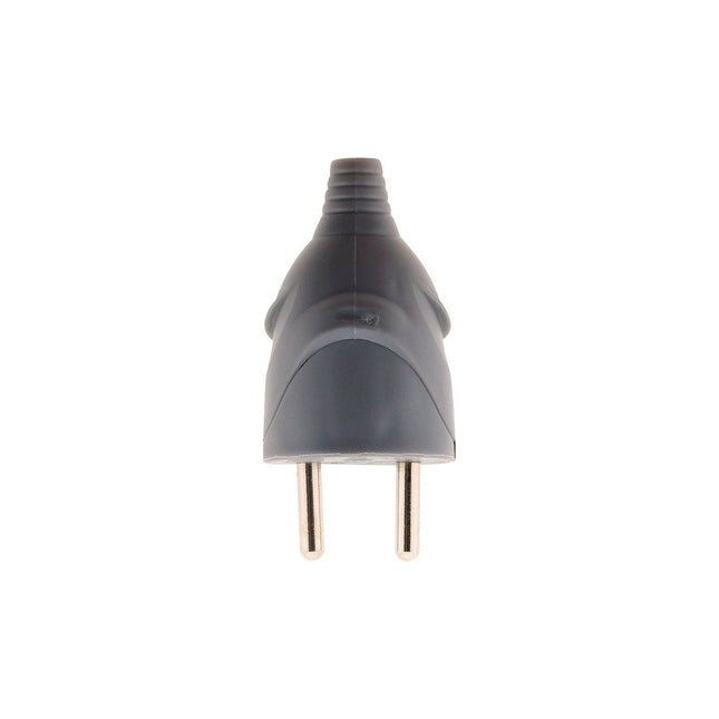 Adaptateur d'alimentation ZENITECH Fiche mâle 16A 2P+T - Gris - Zenitech