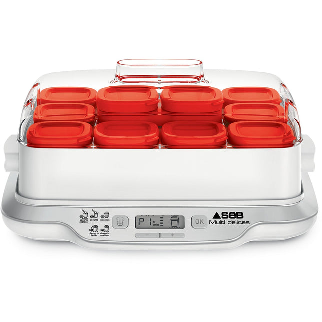 Yaourtière et fromagère SEB YG661500 MULTIDELICES Express 12 pots