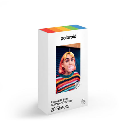 Papier photo instantané POLAROID Hi-print 2x3 Cardridge 20 feuilles