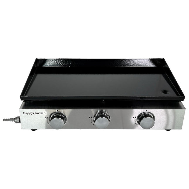 Plancha gaz HAPPY GARDEN Plancha au gaz MÉRIDA 3 brûleurs 6 kW