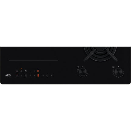 Plaque mixte induction gaz AEG HDB64623NB