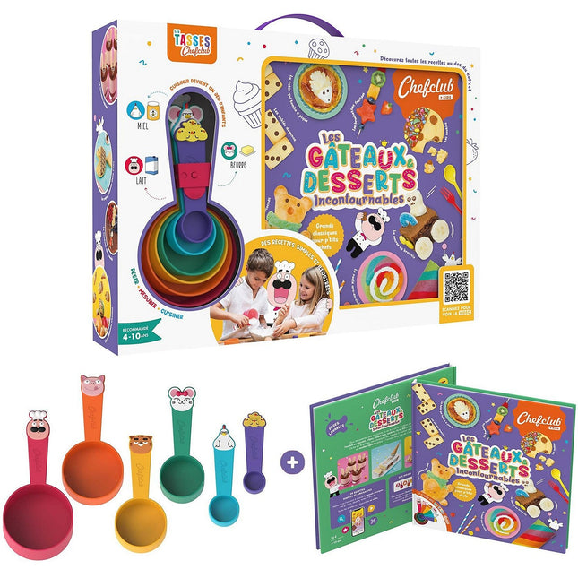 Coffret cuisine CHEFCLUB gâteaux & desserts incontournables