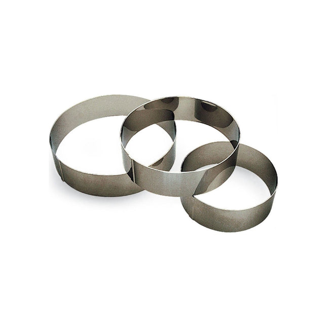 Cercle pâtisserie GOBEL Cercle inox - épaisseur 6/10è - Ø70 mm h