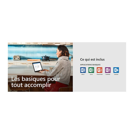 Logiciel de bureautique MICROSOFT Office Famille et Entreprise 2019