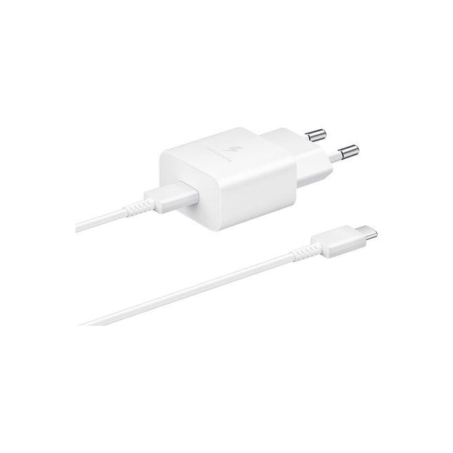 Chargeur SAMSUNG USB-C 15W + cable blanc