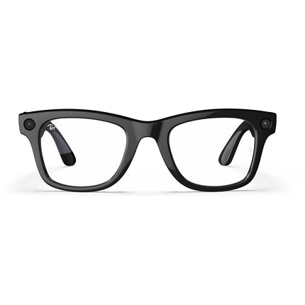 Lunettes connectées META Ray-Ban Wayfarer (Gen 1) Noir Brillant, Transparent