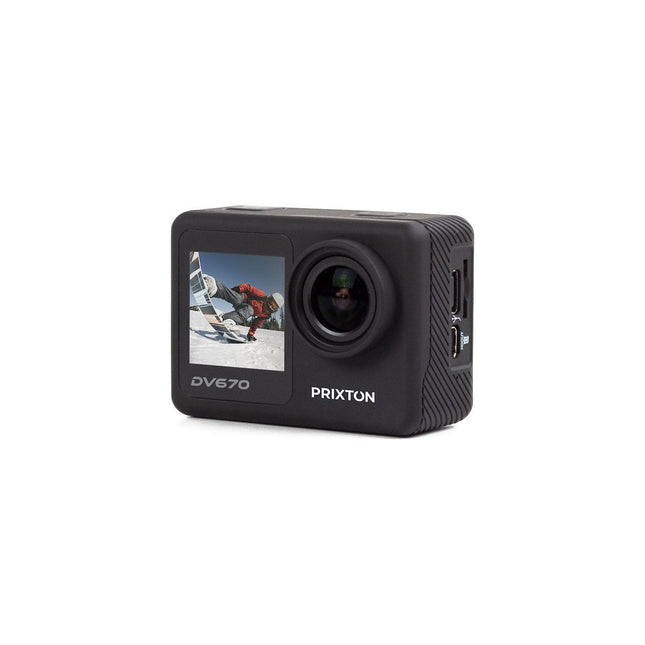 Caméra sport PRIXTON DV670 Résolution 4K, Double écran, WiFi
