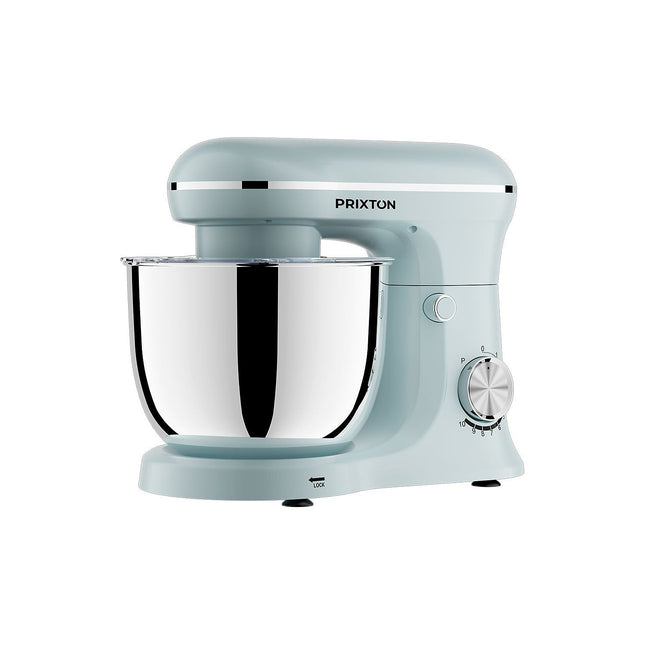 Robot pâtissier PRIXTON KR250 1500 W, 10 Vitesses, 5 L, Bleu