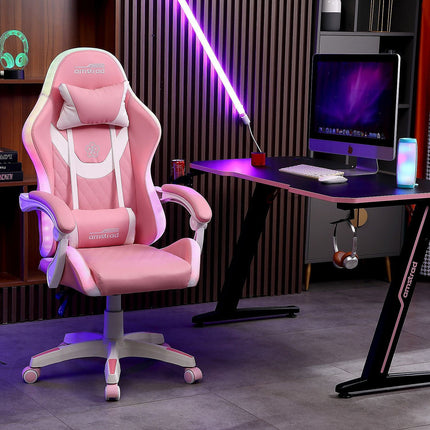 Chaise gaming AMSTRAD LED-SAKURA