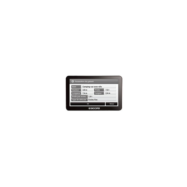 GPS SNOOPER Truckmate PL6600 7pouces
