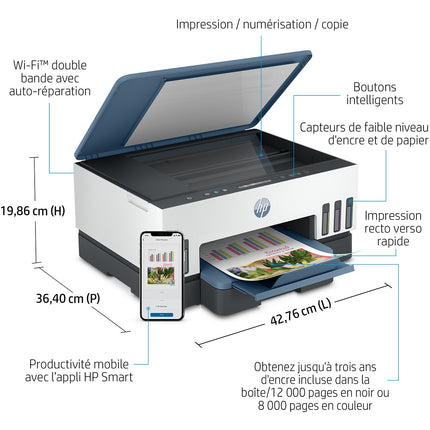 Imprimante jet d'encre HP Smart Tank