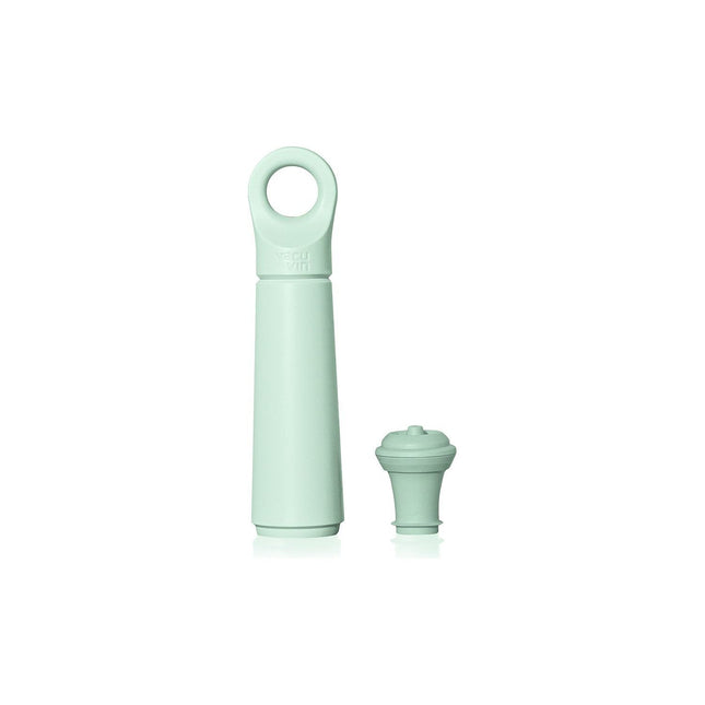 Aérateur de vin VACUVIN Pompe Loop jade avec bouchon