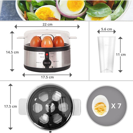 Cuiseur à oeufs DURONIC Duronic EB35 BK Cuiseur à oeufs De 1 à 7