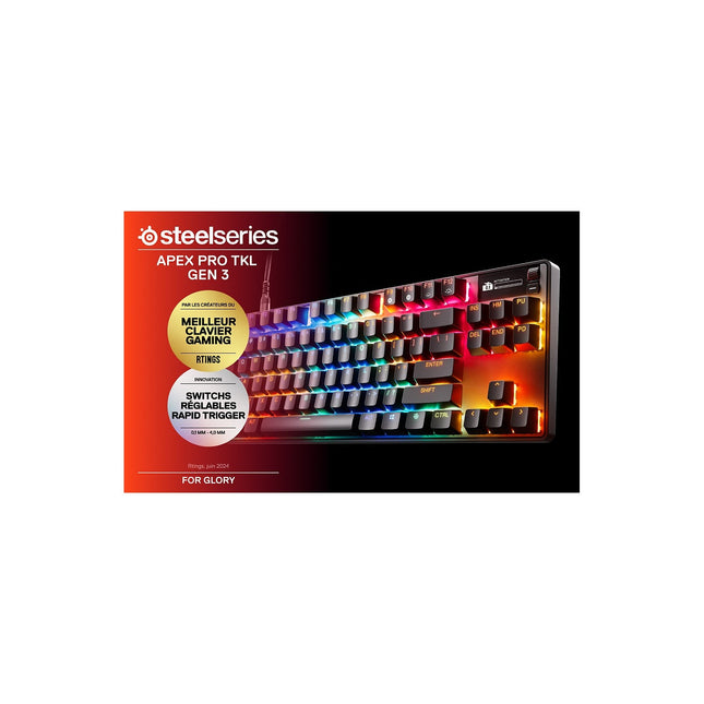 Clavier gamer STEELSERIES APEX PRO TKL GEN 3 - FR