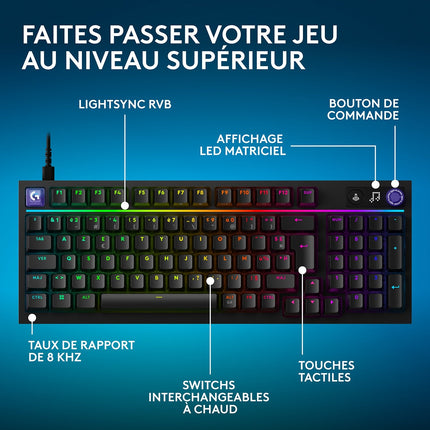 Clavier gamer LOGITECH G316 X 98 Noir