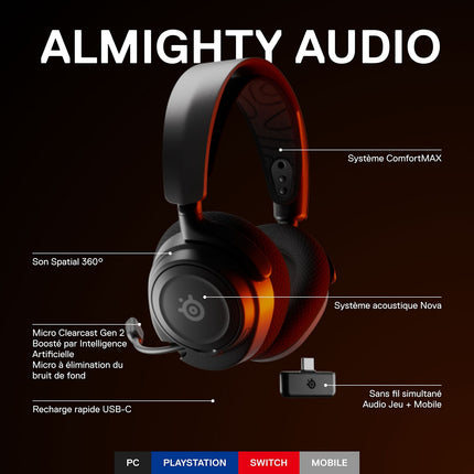 Casque gamer STEELSERIES Arctis Nova