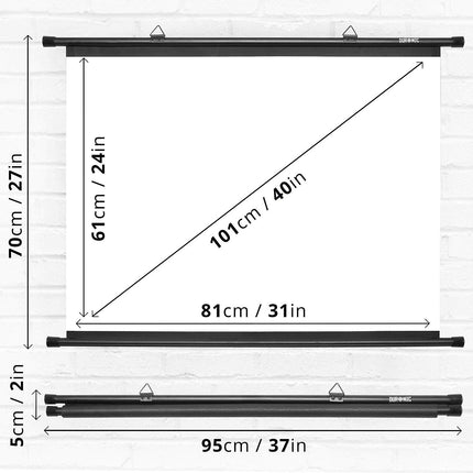 Ecran de projection DURONIC BPS40 /43