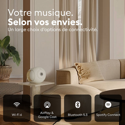 Enceinte résidentielle DEVIALET Phantom Ultimate 108 dB Light Pearl
