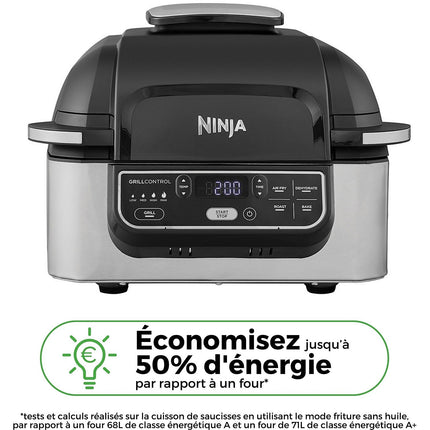 Grille-viande NINJA Foodi AG301EU grill et barbecue multifonction, 24.5x25.5 cm