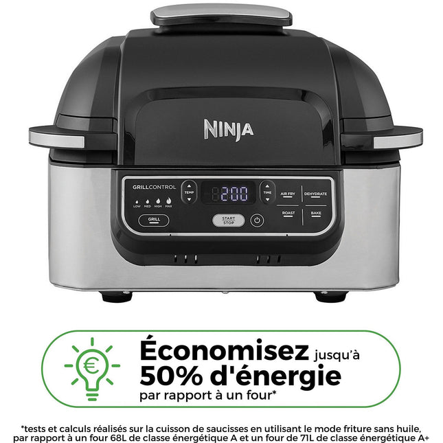 Grille-viande NINJA Foodi AG301EU grill et barbecue multifonction, 24.5x25.5 cm