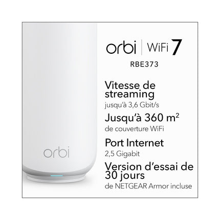 Système Wifi Mesh NETGEAR BE3600 Pack de 3 WIFI 7
