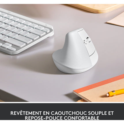 Souris sans fil LOGITECH Lift Ergonomique Silencieuse Graphite