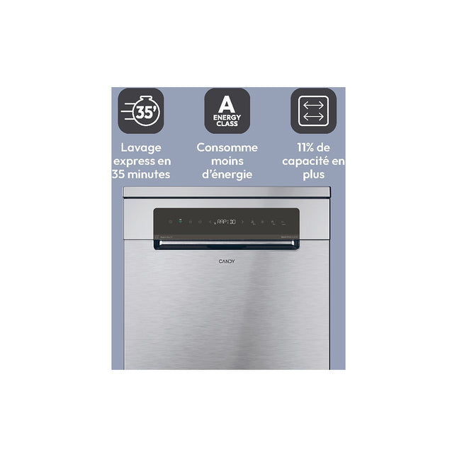 Lave vaisselle 60 cm CANDY CNF 4A4S3PSX