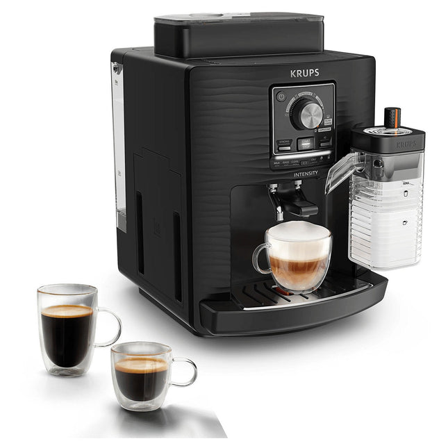 Expresso Broyeur KRUPS Intensity Lait, Machine espresso automatique, 5 boissons EA5028E0