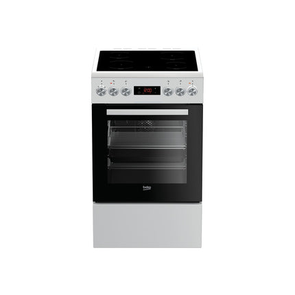 Cuisinière vitrocéramique BEKO FSE57302GWC