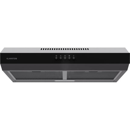 Hotte casquette KLARSTEIN Contempo 60cm encastrée 200m³/h LED gris