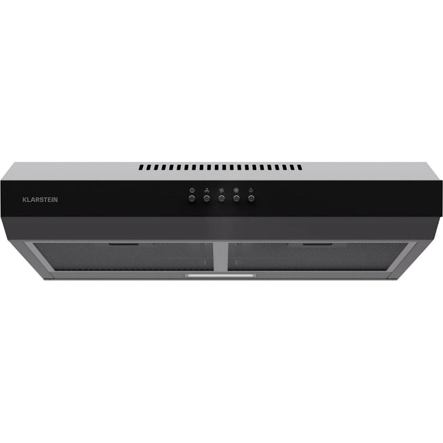 Hotte casquette KLARSTEIN Contempo 60cm encastrée 200m³/h LED gris